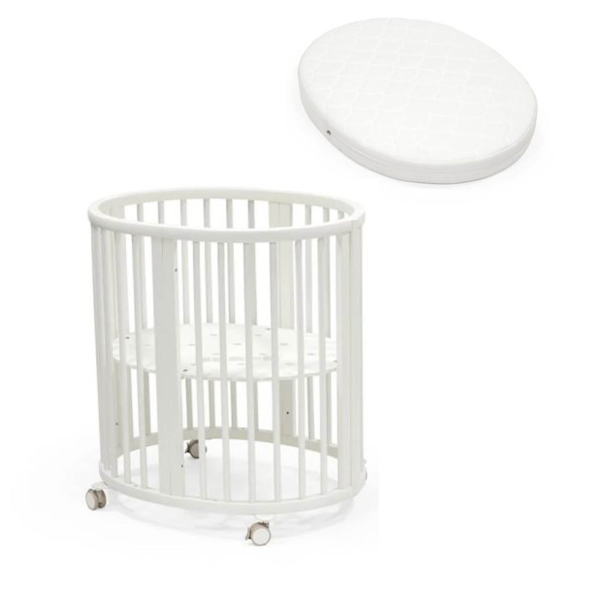 Seng, Stokke® Sleepi™ Mini V3, Hvit, inkl. madrass