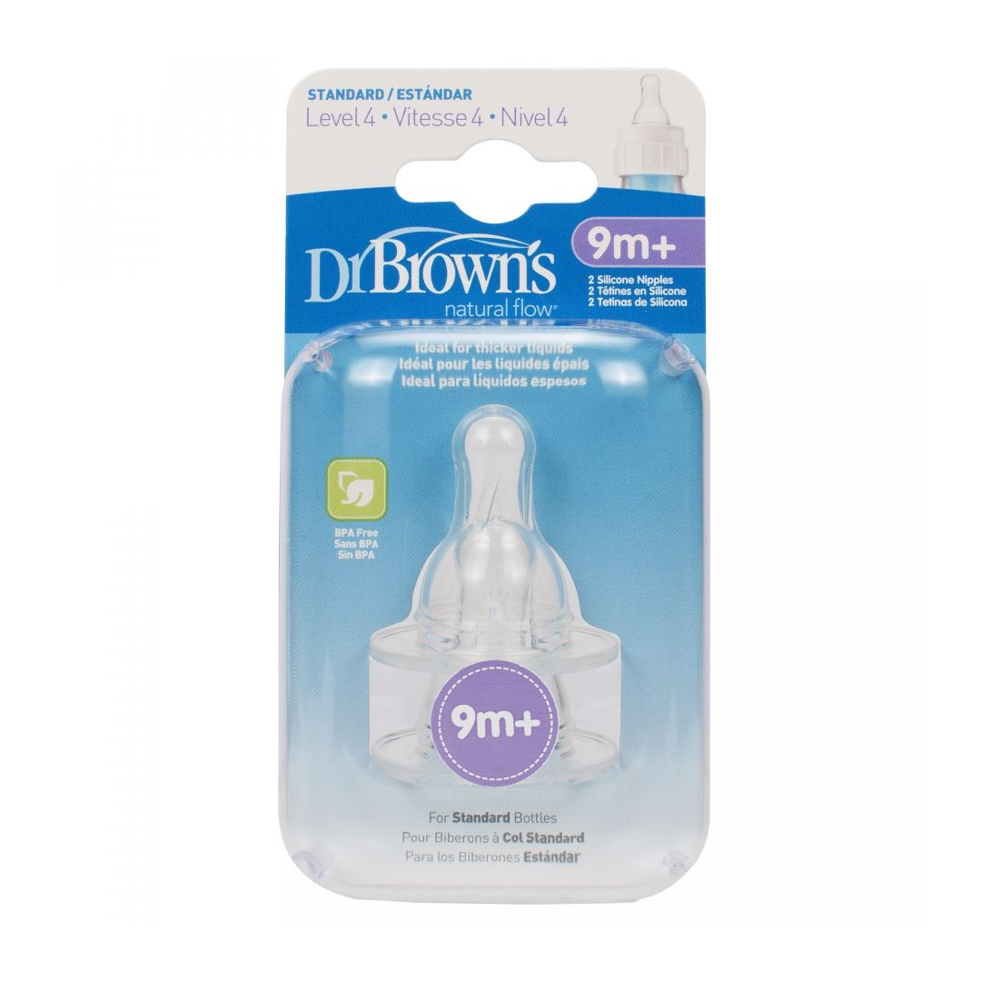 Flaskesmokk, Dr.Brown, Standard, Str 4, 9 mnd+