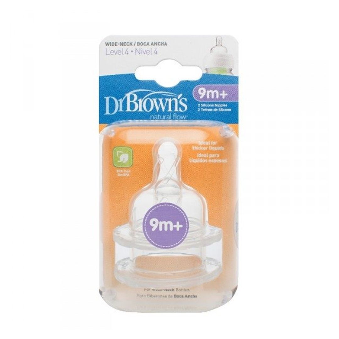 Dr. Brown Flaskesmokk Wideneck Str 4, 9 mnd +