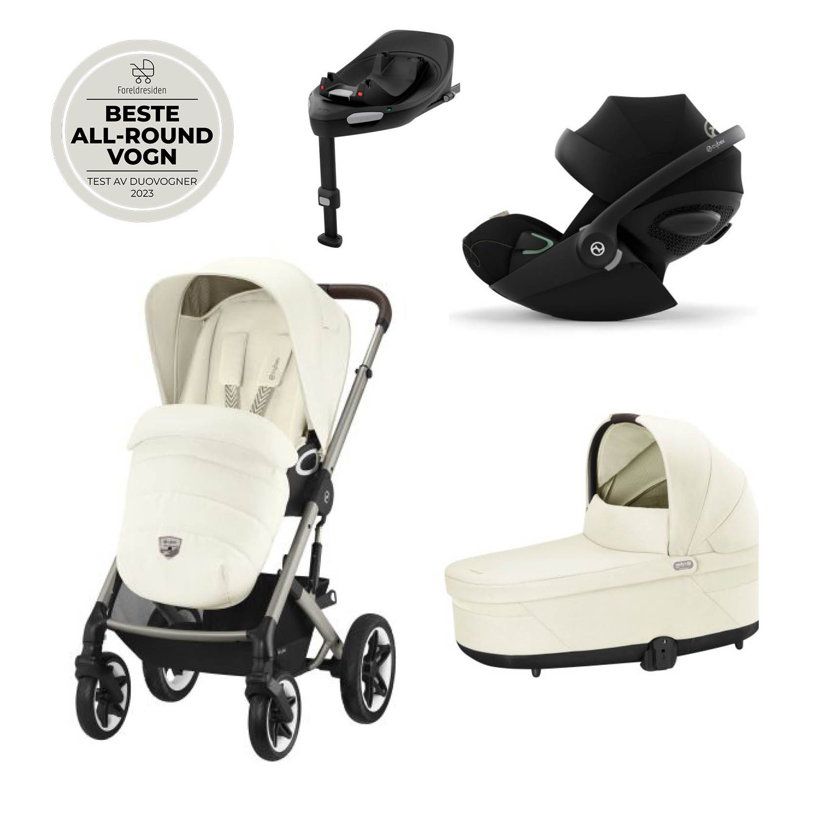 Vognpakke, Cybex, Talos S Lux Ink. Cloud G, Seashell Beige + Base
