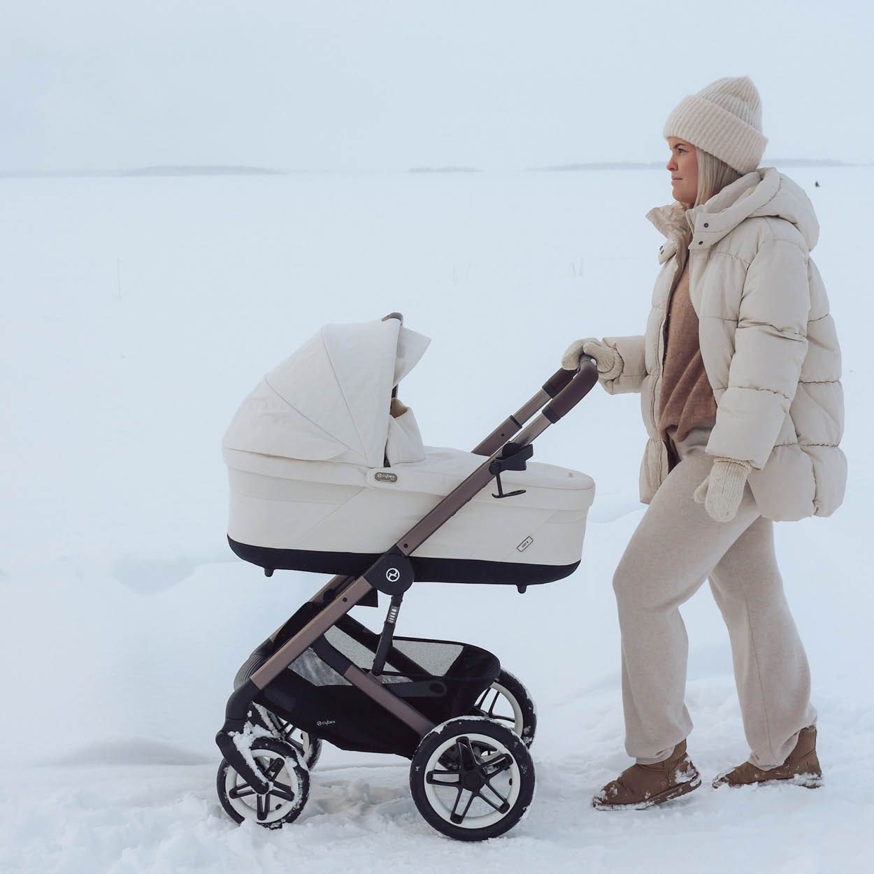 Vognpakke, Cybex, Talos S Lux Ink. Cloud G, Seashell Beige + Base