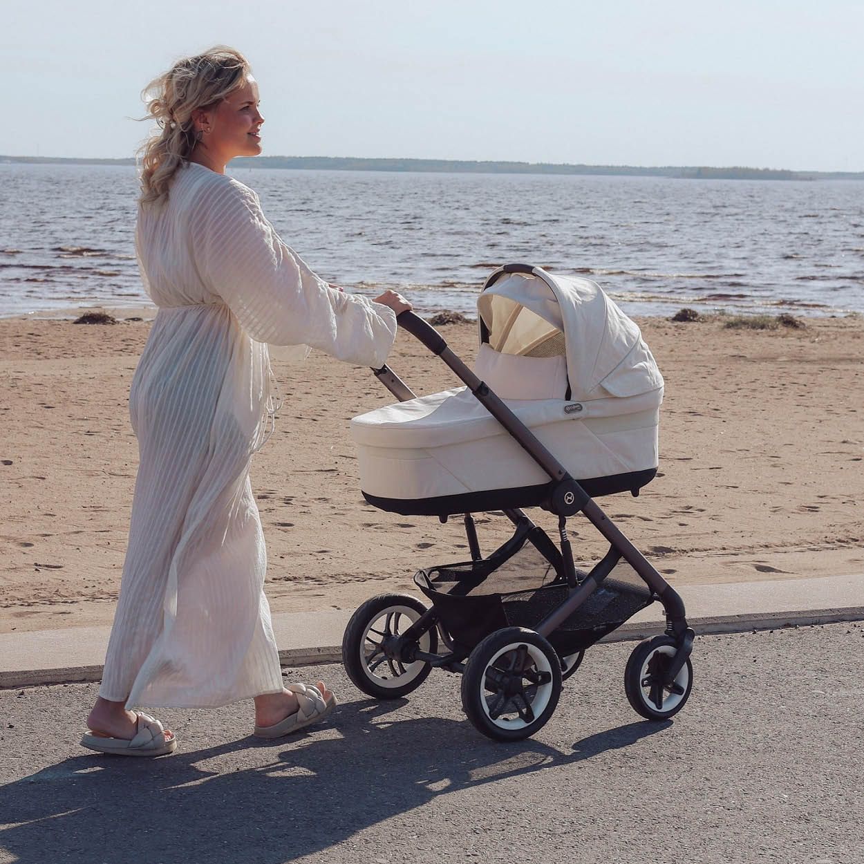 Vognpakke, Cybex, Talos S Lux Ink. Cloud G, Seashell Beige + Base