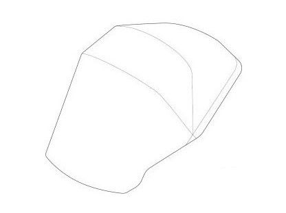 Thule Canopy fabric, Single black, Urban Glide 3 & 4