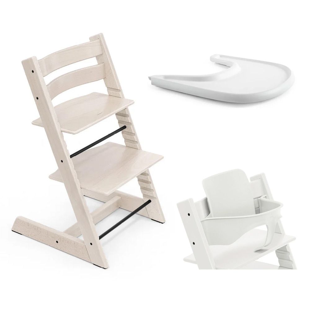 Pakke, Stokke Tripp Trapp, Ink Baby Set + Tray, Hvitvask