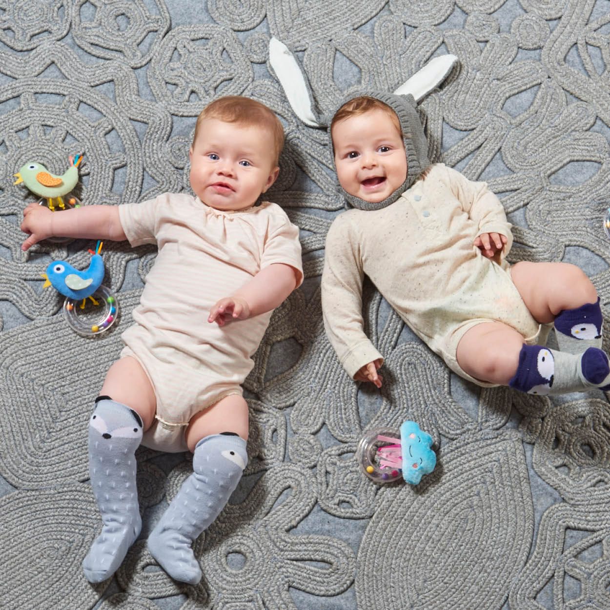Babyrangle, TAF Toys, Cheerful Cloud Rattle