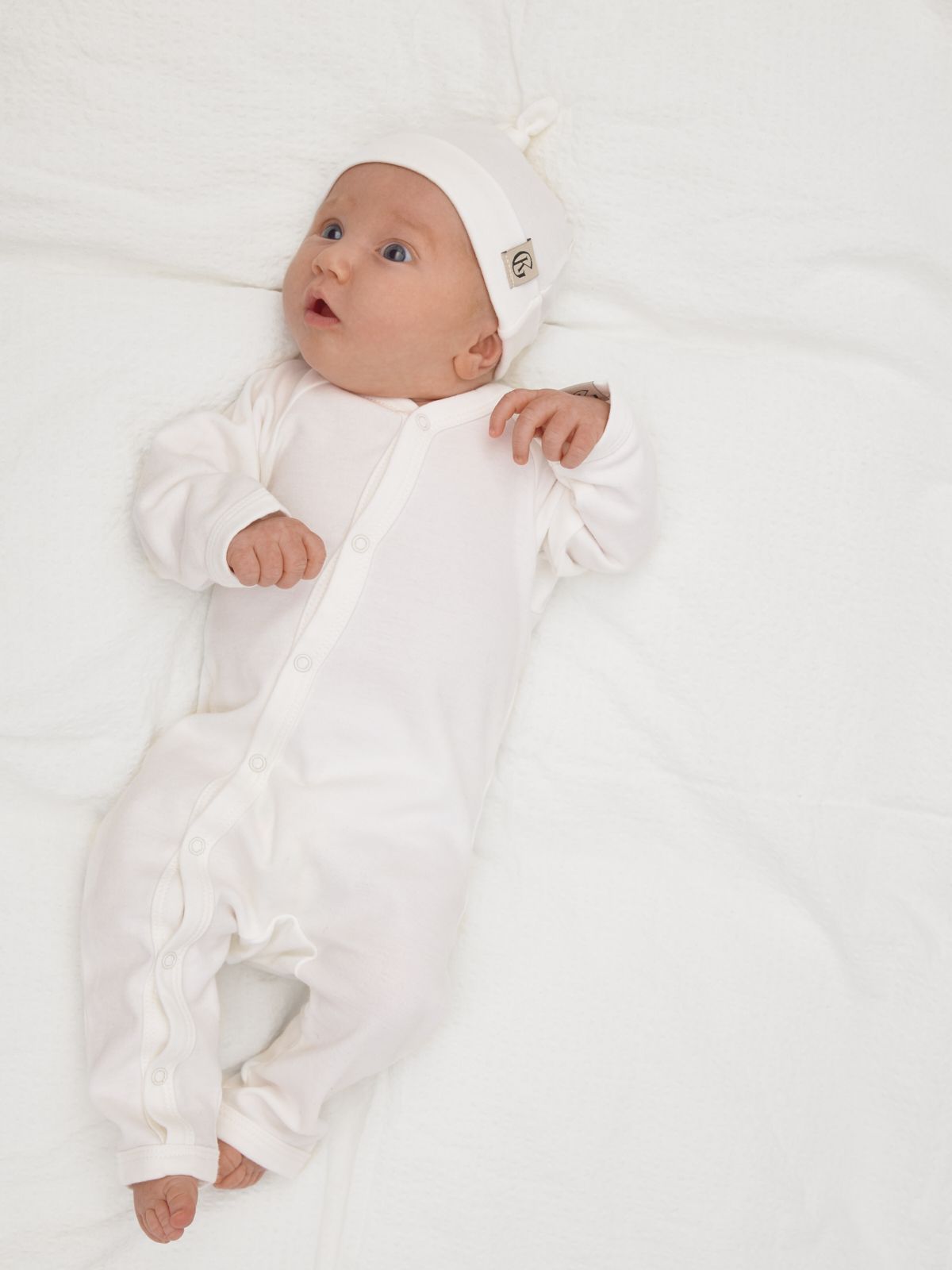 Gullkorn Design Vakke Baby Lue, Hvit