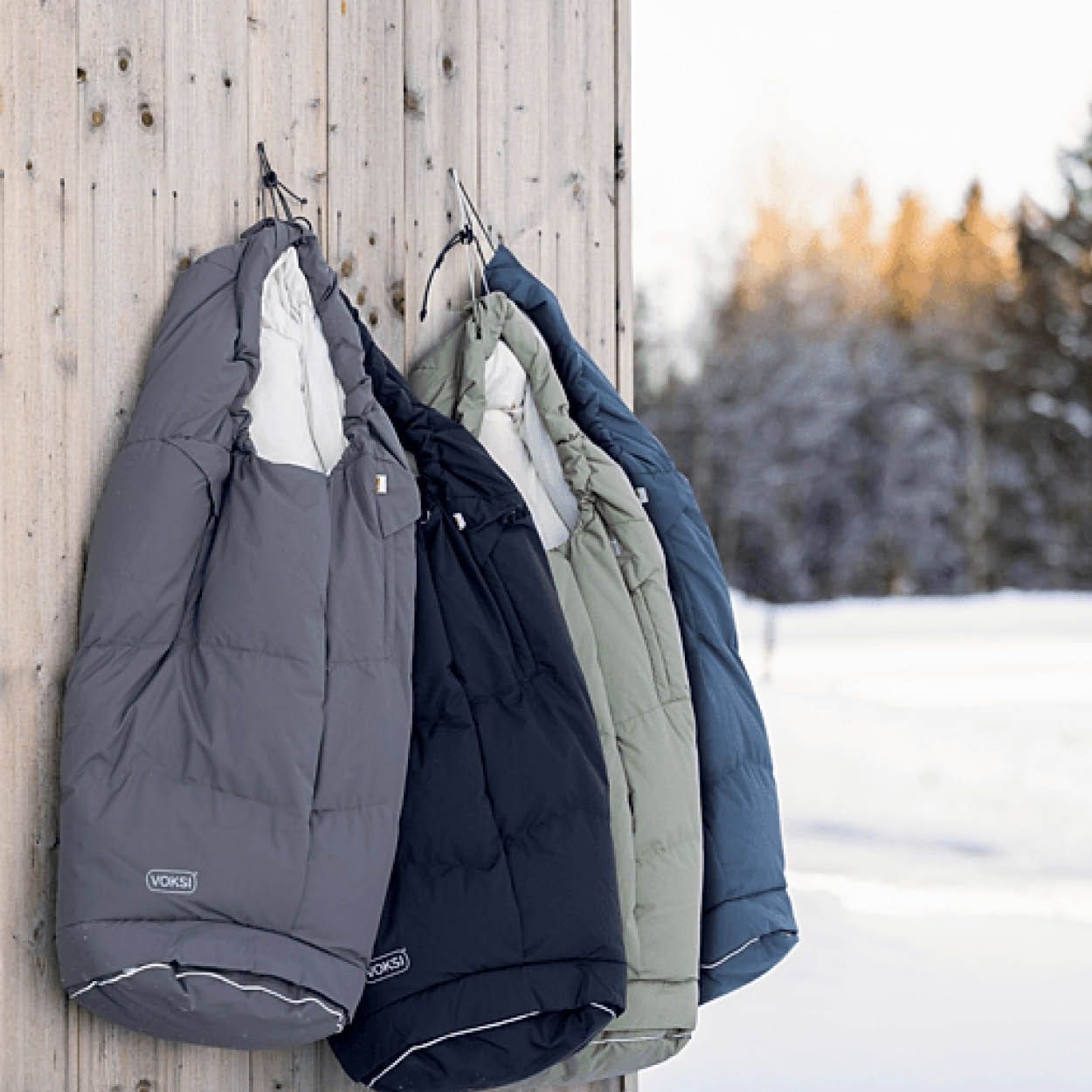 Voksi Vinterpakke, City North, Vognvotter og Baby Booties, Meadow Green