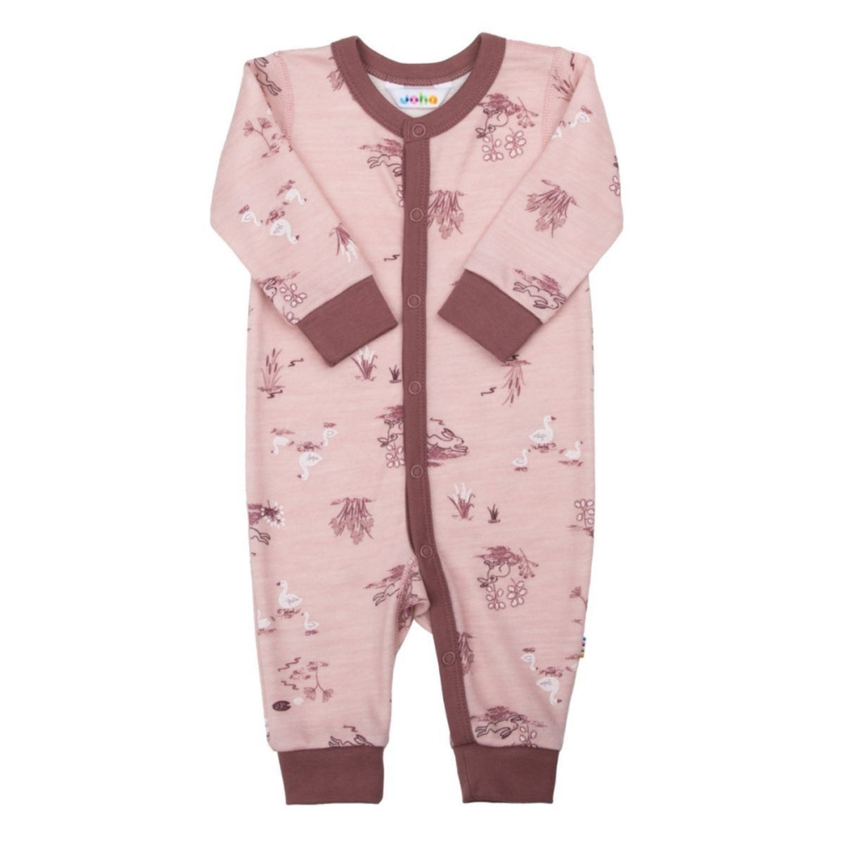 Heldress, Joha, Ull/Bambus, Gås, Light Pink