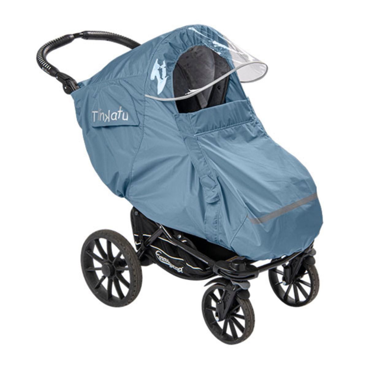 Regntrekk Med Skjerm, Tinkafu, Magic Print, Copen Blue