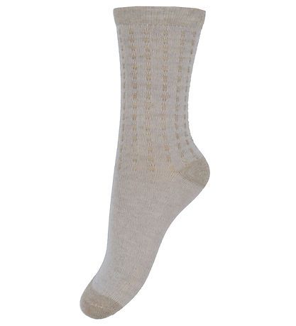 Minymo Ullsokker 3 pk, Beige og mørk blå