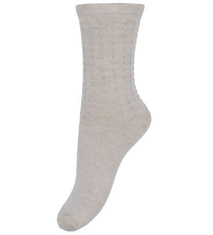 Minymo Ullsokker 3 pk, Beige og mørk blå