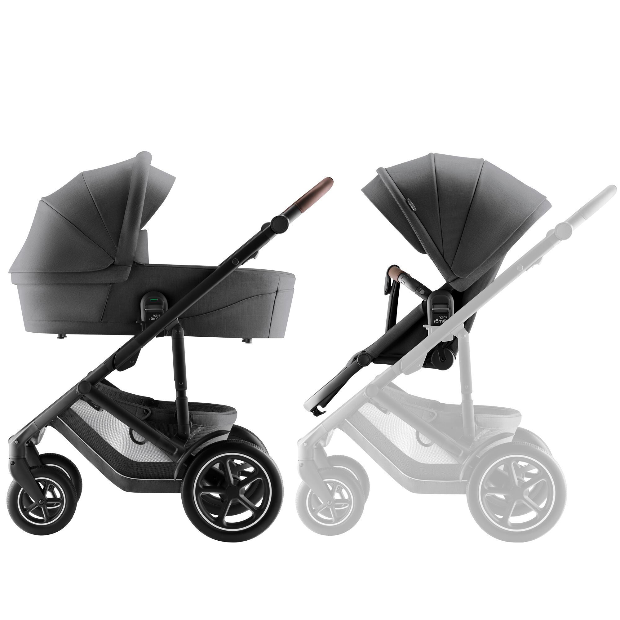 Britax Smile 5Z, Mineral Grey, Komplett barnevogn