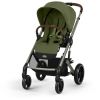 Cybex Balios S Lux, TPE B Moss Green Khaki, Vogn