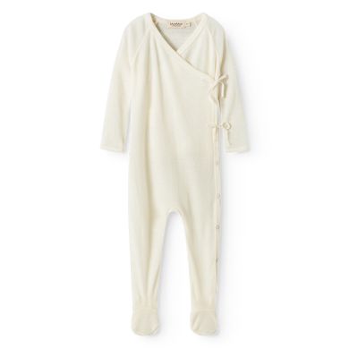 Heldress m/fot, MarMar, Wool Rib, Rubetta, Natural