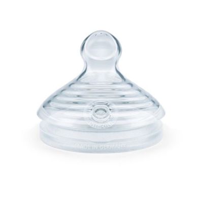 Flaskesmokk, NUK, Nature Sense, Silicone M 0-6 mnd- 2pk