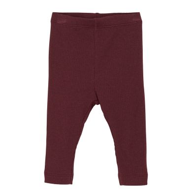 Leggings Rib, Minymo, Tawny Port