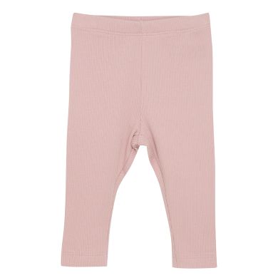 Leggings Rib, Minymo, Pale Mauve