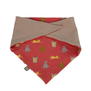 Kattnakken Vendbar Babysmekke, Stokkrose / Lysbark Onesize