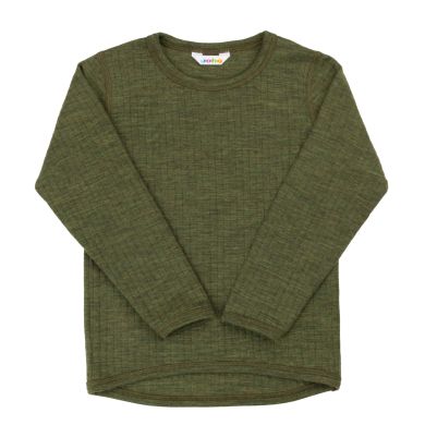 Joha Genser Merinoull, Colorful, Drk. Olive