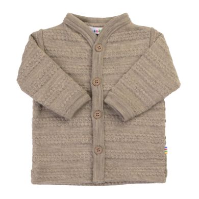 Joha Cardigan, Merinoull, Beige Melert