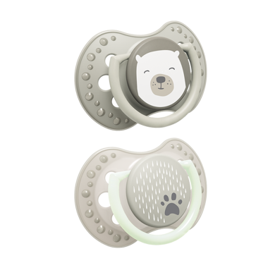 LOVI Smokk Silicone Dynamic 0-6m, 2stk, Buddy Bear