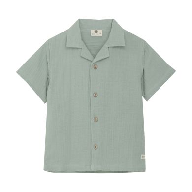 Skjorte, EnFant, Muslin, Jadeite, Green