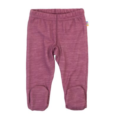 Joha Leggings m/fot, Ull, Bordeaux