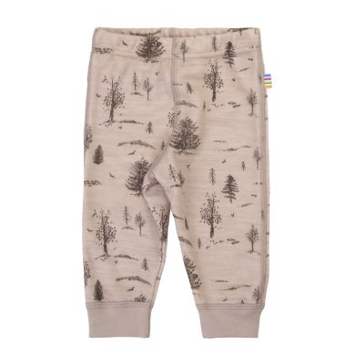 Joha Leggings Ull/Bambus, Skog, Beige
