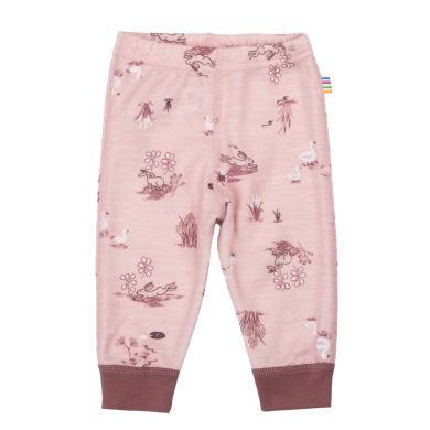 Leggings, Joha, Ull/Bambus, Light Pink