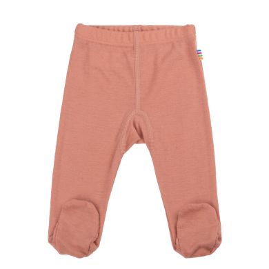 Leggings m/fot, Joha, Merinoull, Salmon