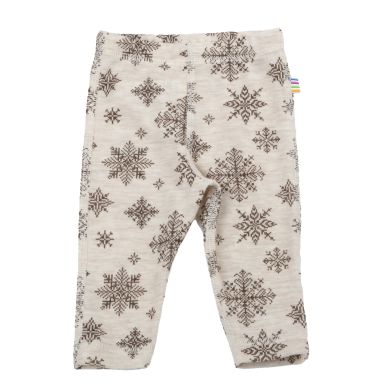 Leggings, Joha, Ull, Snowflake, Beige