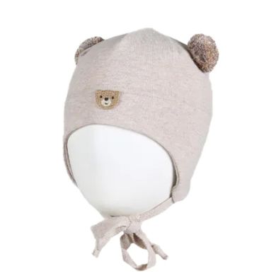 Knytelue, Kivat, Bomull, Teddybjørn, Beige