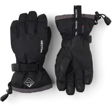 Hansker, Hestra, Gauntlet CZone Jr, Black/graphite