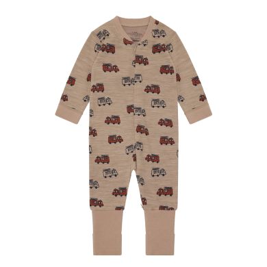 Heldress, Hust&Claire, Ull/Bambus, Manu Firetruck Zip, Biscuit