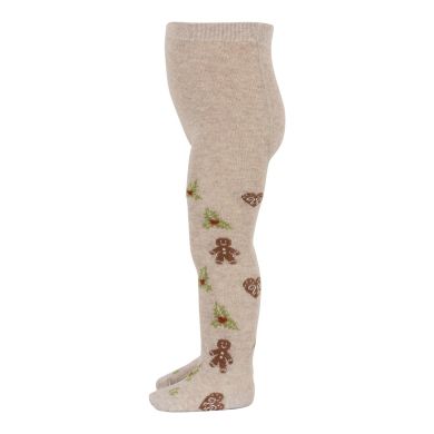 Strømpebukse, Mp, Christmas, Beige Melange