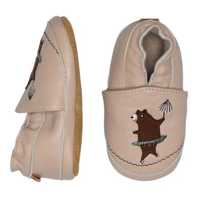 Skinntøfler, Melton, Dancing Bear, Oxford Tan