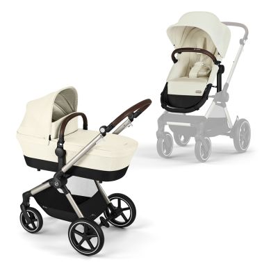 Barnevogn 2-in-1, Cybex, Eos Lux B, Seashell Beige
