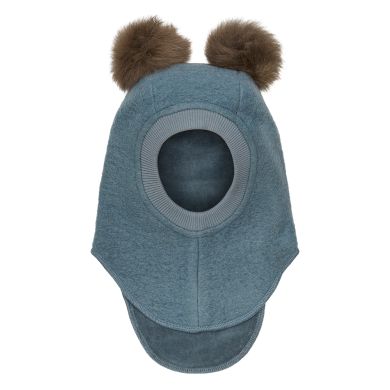 Balaclava, Huttelihut, Wool, PomPoms, Stormy Weather