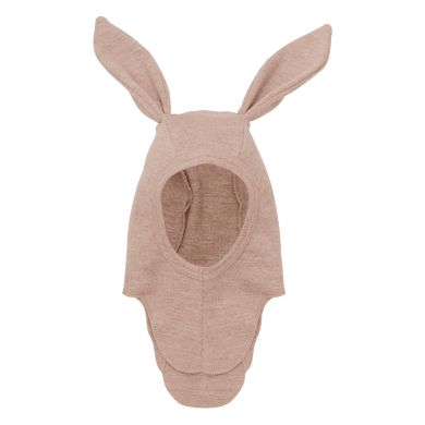Balaclava, Huttelihut, Wool Rib, Ears, Mahogany Rose