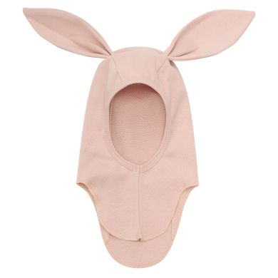 Balaclava Ears, Huttelihut, Cotton Rib, Mahogany Rose