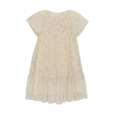 Kjole, Huttelihut, Gold Tulle, Eggnog