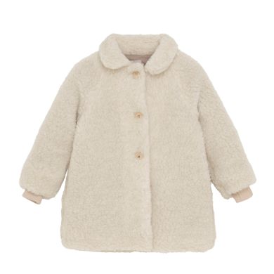 Jakke, Huttelihut, Wool Teddy w. Lining, Cement
