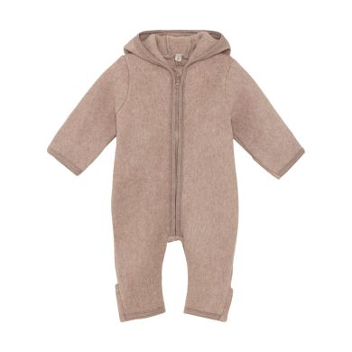 Huttelihut Heldress m/ører, Bomullsfleece, Savannah Melange