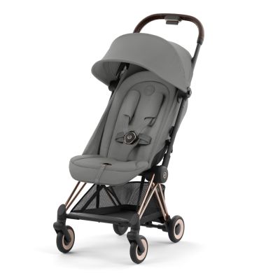 Barnevogn, Cybex, Coya, Rosegold, Mirage Grey/Dark Grey, 2025