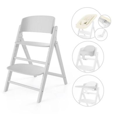 Cybex Click & Fold 4-in-1, All White, Høystol