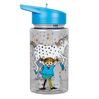 Rätt Start Drikkeflaske Blå 550 ml, Pippi Bursdag