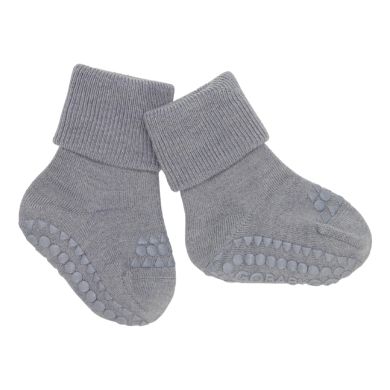 Ullsokker, GoBabyGo, Antiskli, Grey Melange