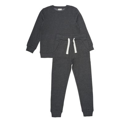 Joggedress, Minymo, Dark Gray Melange