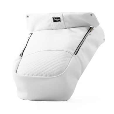 Emmaljunga Fottrekk, Polar White Leath, De Luxe