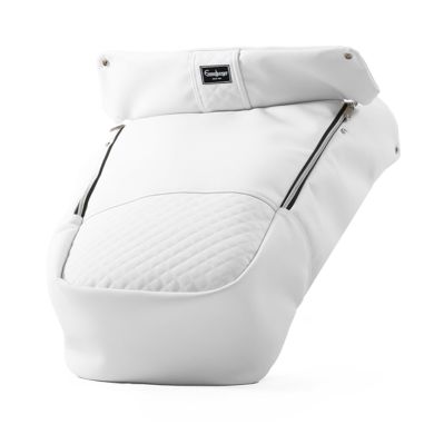 Fottrekk, Emmaljunga, ERGO/FLAT, LUX White Leath.